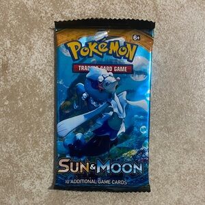 Pokemon Sun & Moon Card Pack - Vibrant Blue